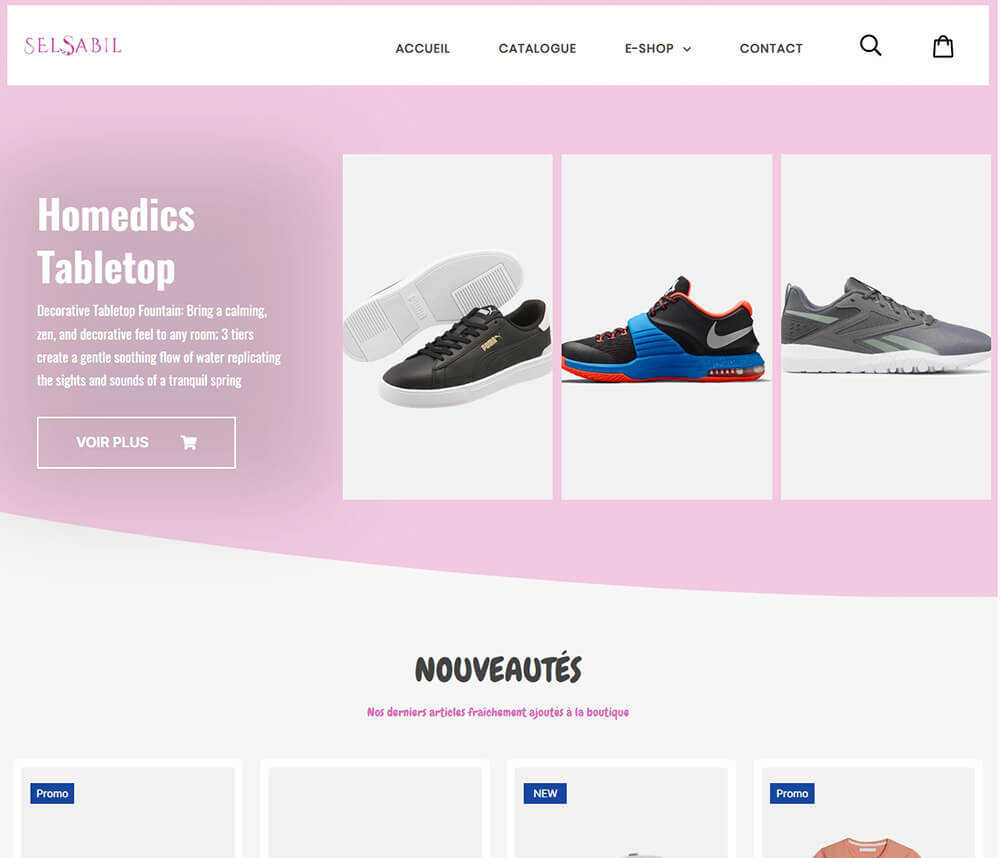 Shoes Boutique Template