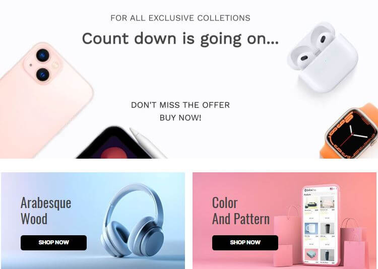 Shoes Boutique Template